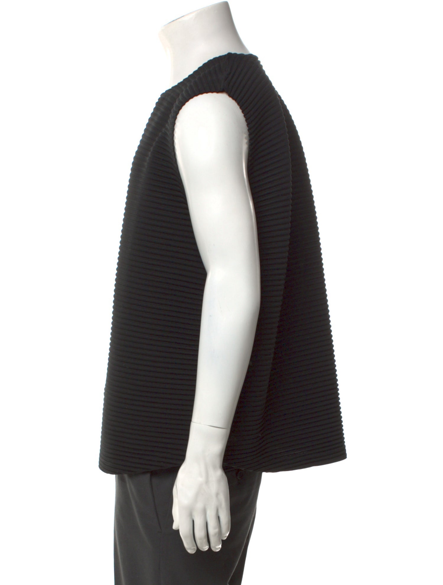 HOMME PLISSÉ ISSEY MIYAKE Crew Neck Sleeveless T-Shirt