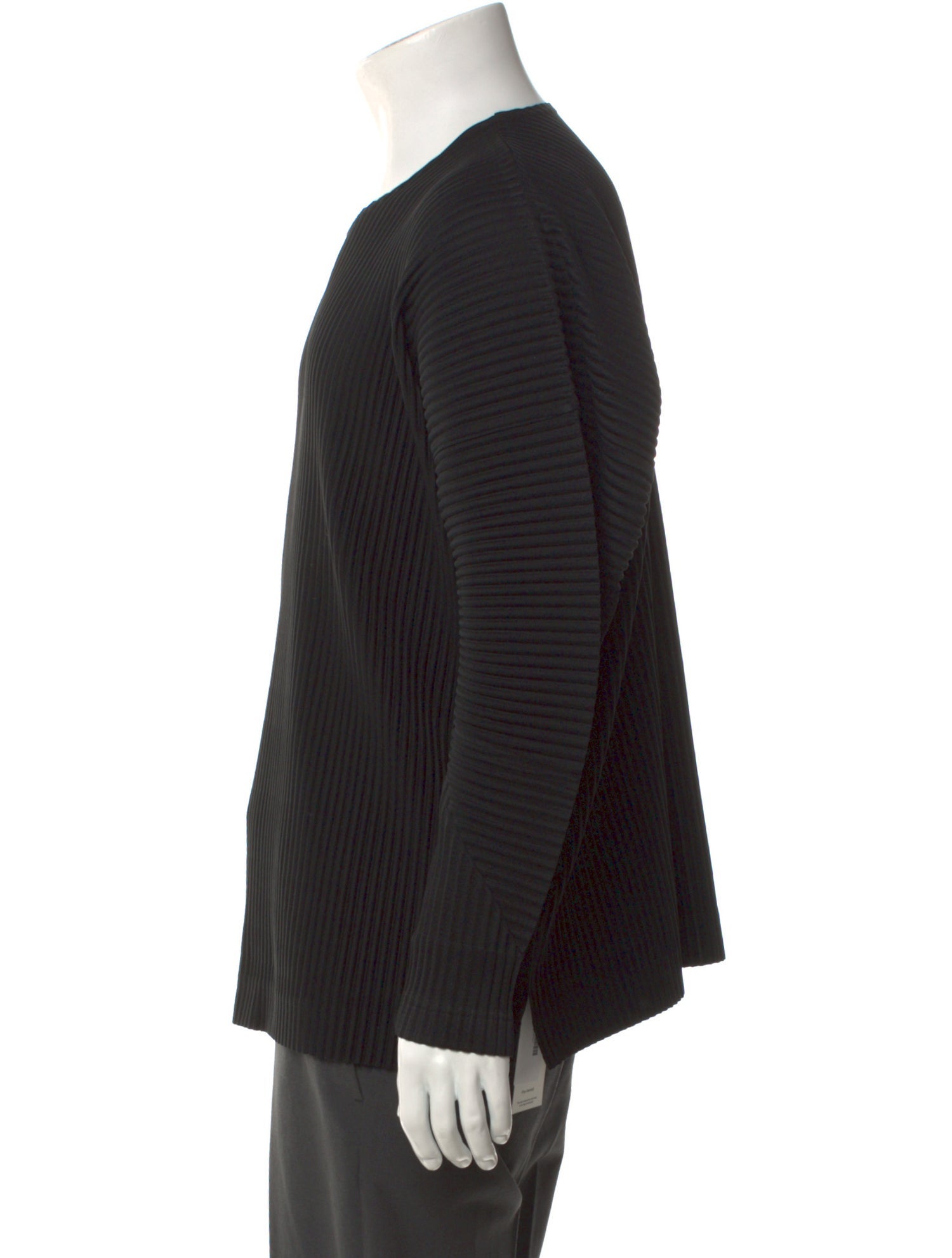 HOMME PLISSÉ ISSEY MIYAKE Crew Neck Long Sleeve T-Shirt