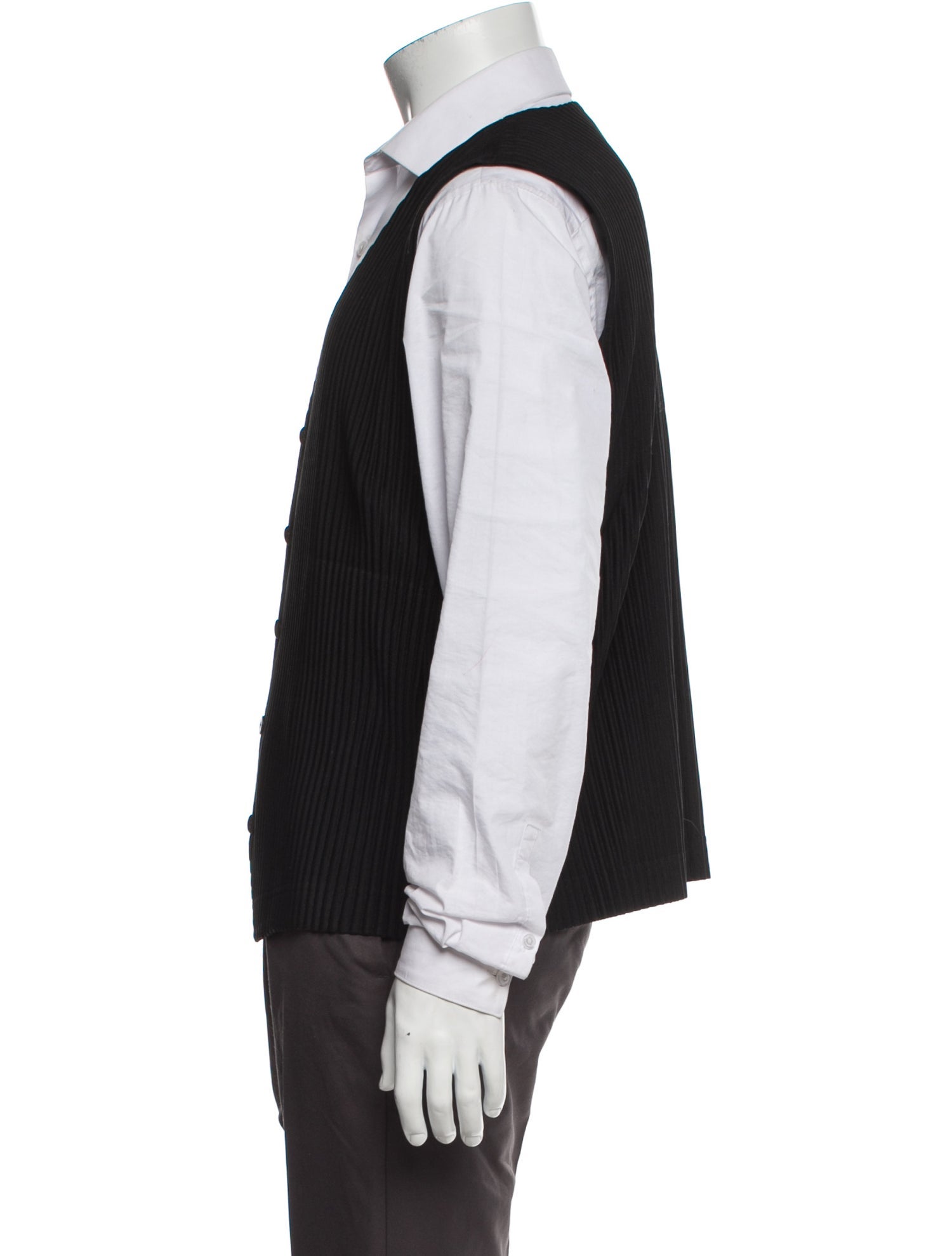 HOMME PLISSÉ ISSEY MIYAKE Striped Suit Vest