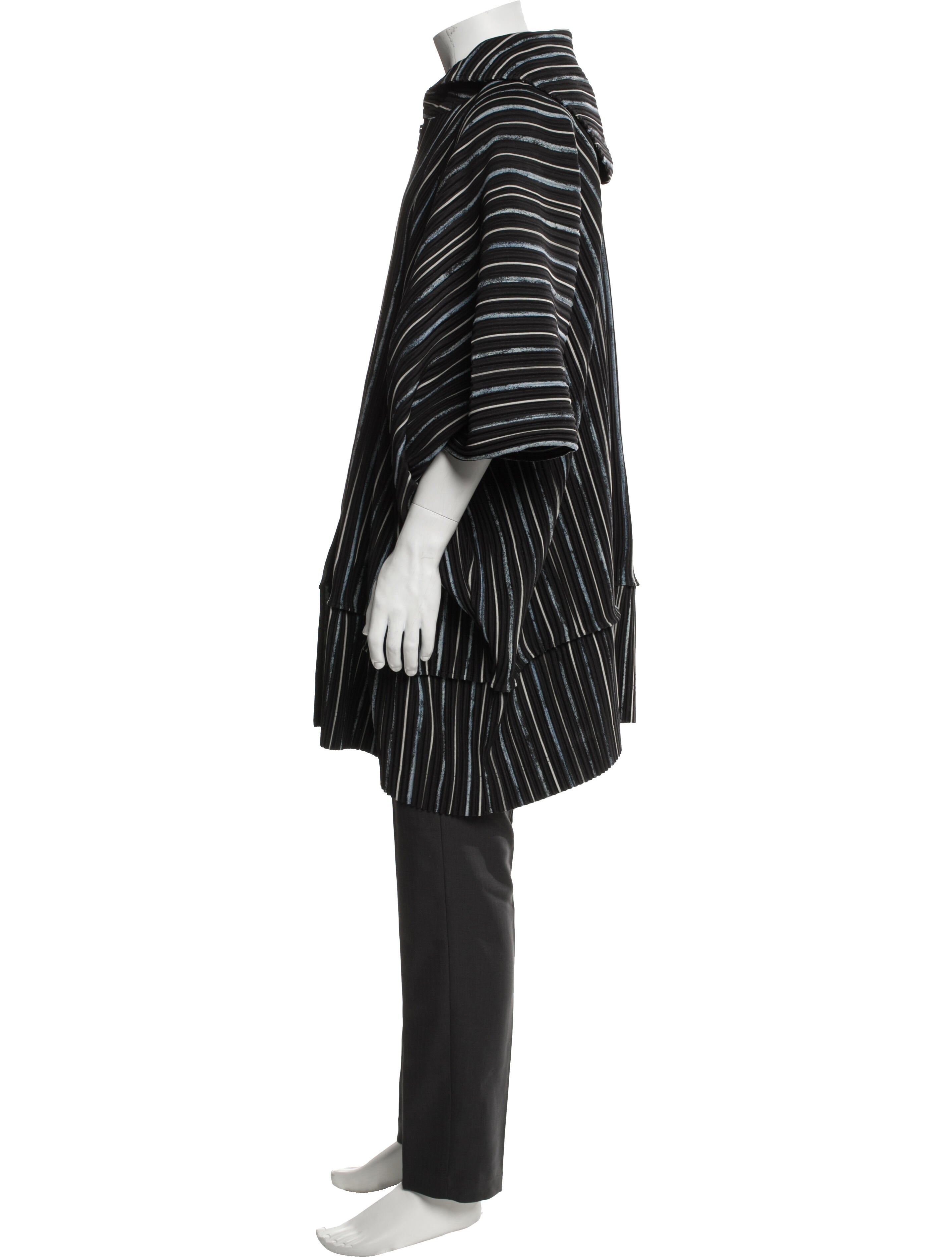 HOMME PLISSÉ ISSEY MIYAKE Striped Parka w/ Tags