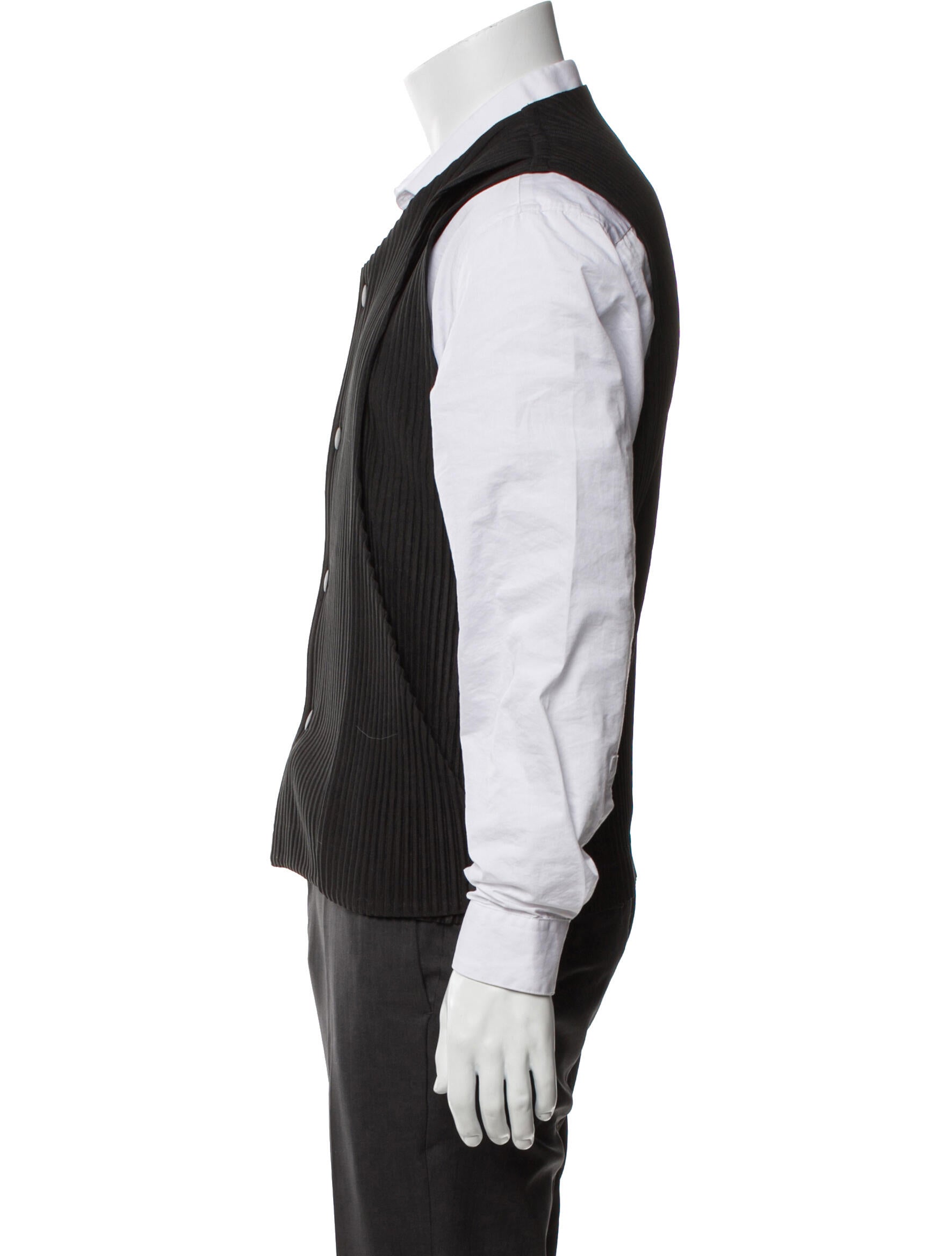 HOMME PLISSÉ ISSEY MIYAKE Pleated Accents Suit Vest