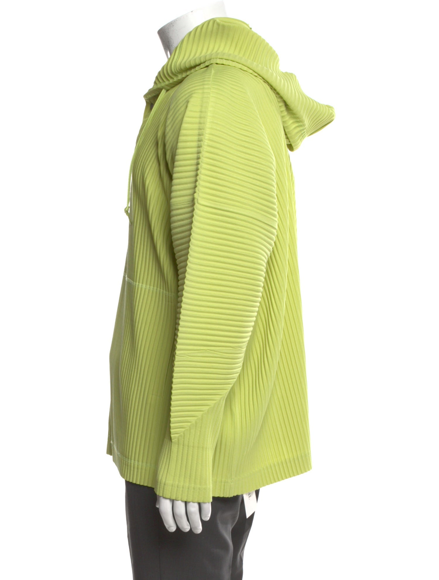 HOMME PLISSÉ ISSEY MIYAKE V-Neck Long Sleeve Hoodie