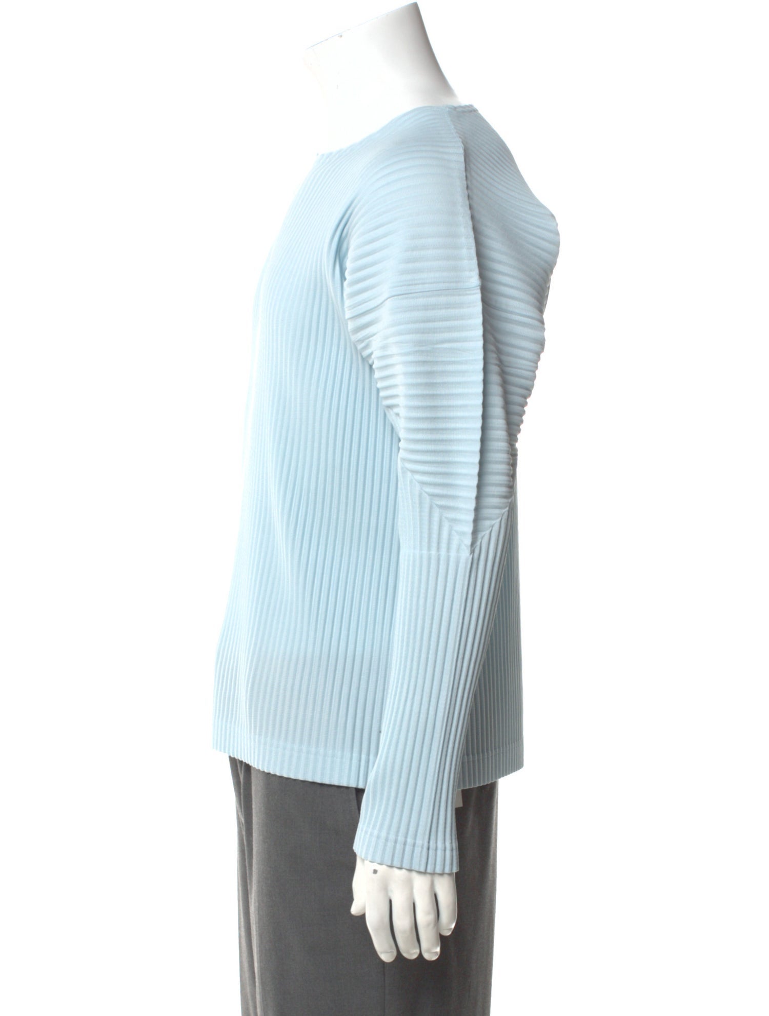 HOMME PLISSÉ ISSEY MIYAKE Crew Neck Long Sleeve T-Shirt