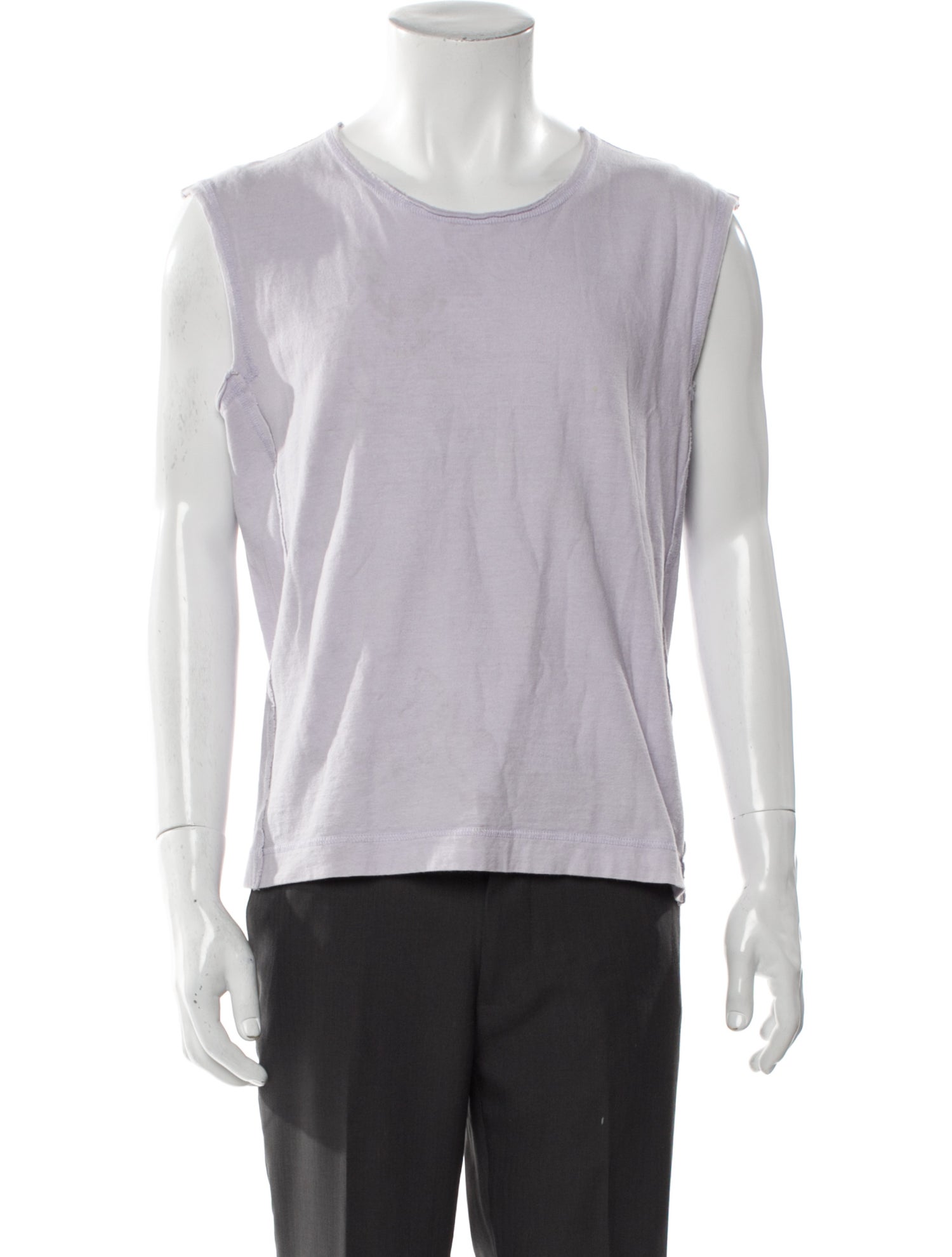 HOMME PLISSÉ ISSEY MIYAKE Scoop Neck Sleeveless T-Shirt