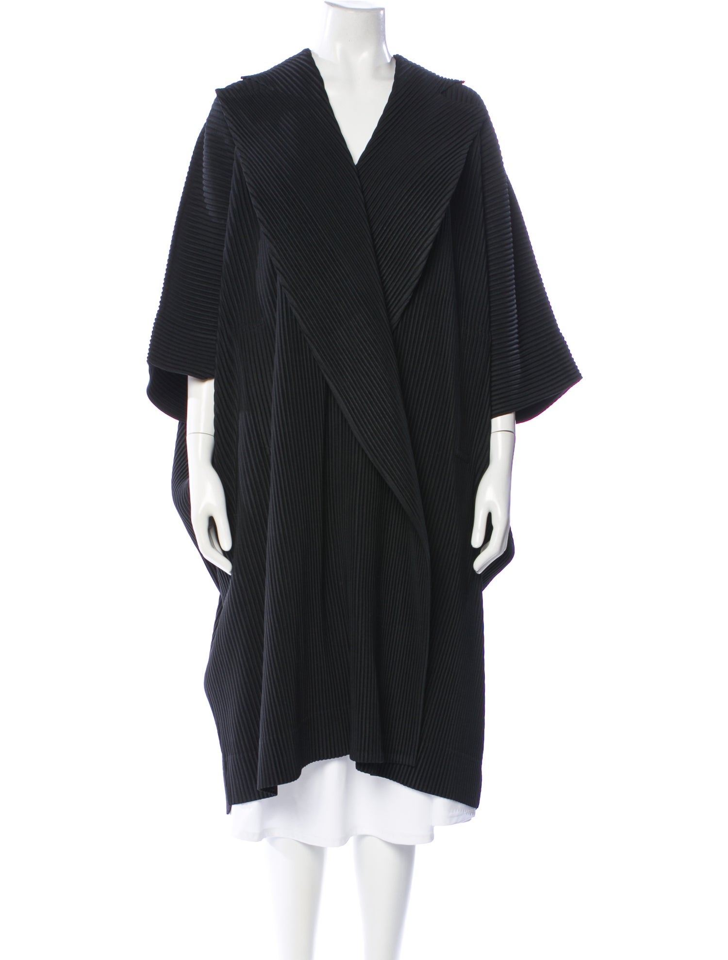 HOMME PLISSÉ ISSEY MIYAKE Striped Coat