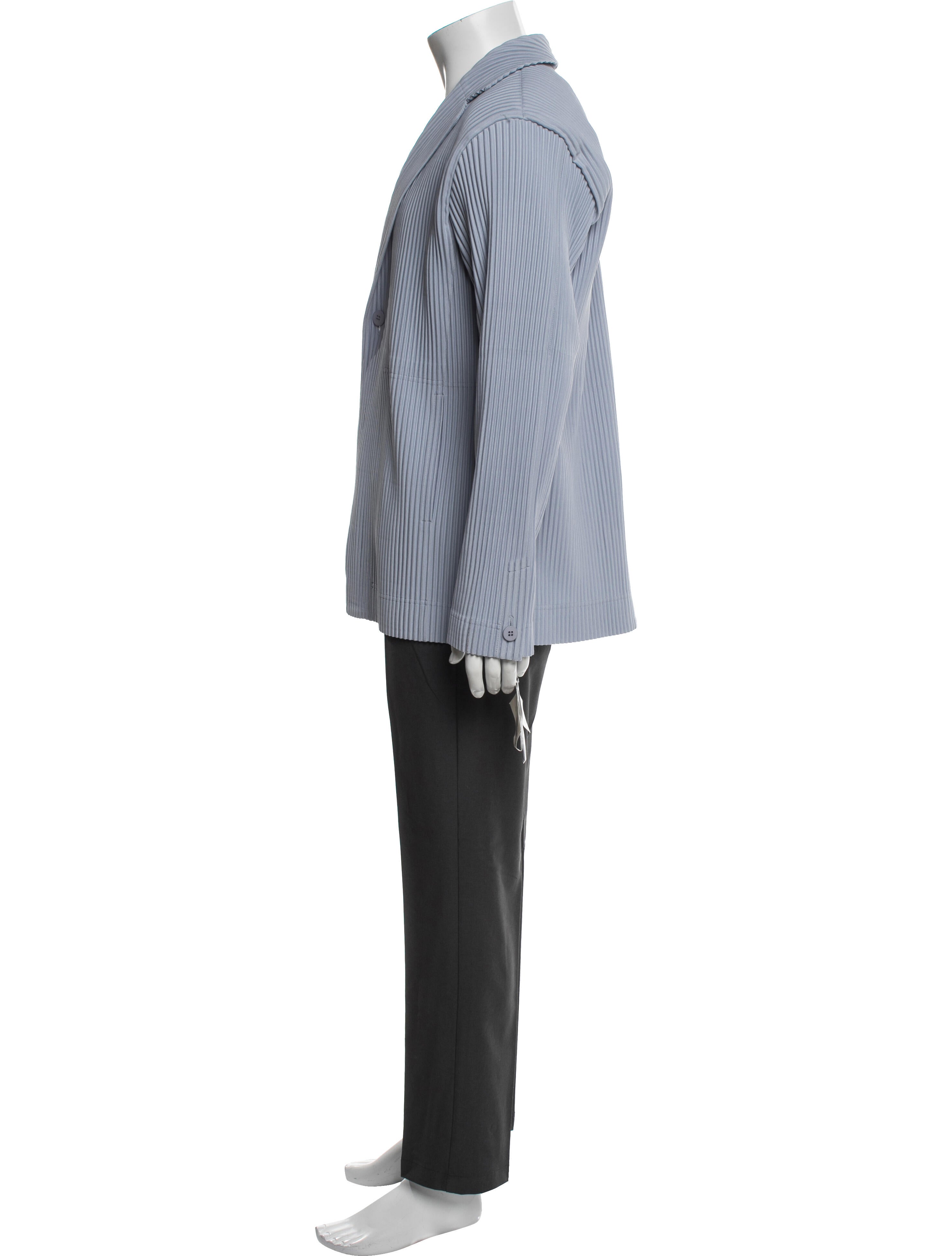 HOMME PLISSÉ ISSEY MIYAKE 2023 Pleated Accents Blazer w/ Tags