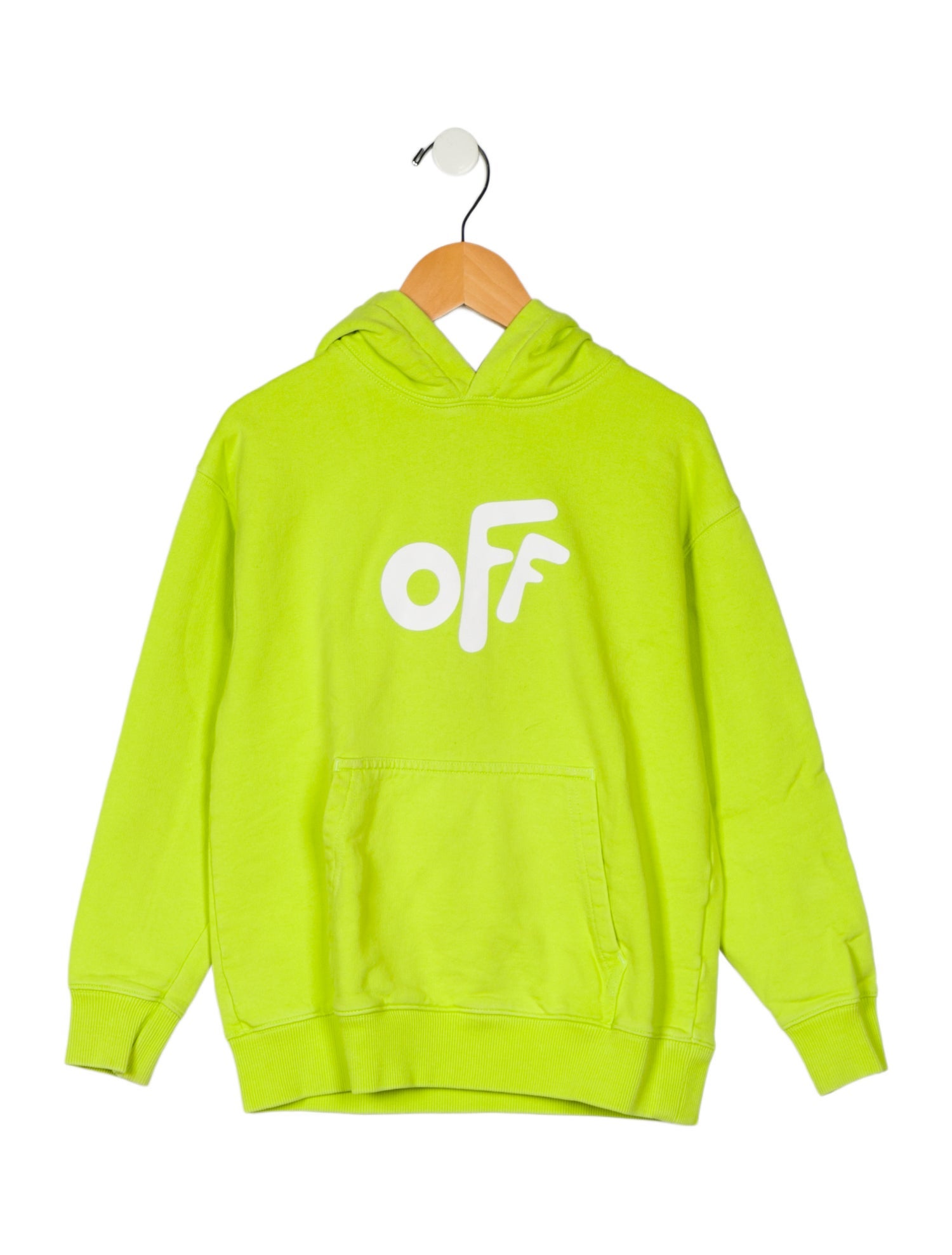 Off-White Girls' Woven Logo Hoodie