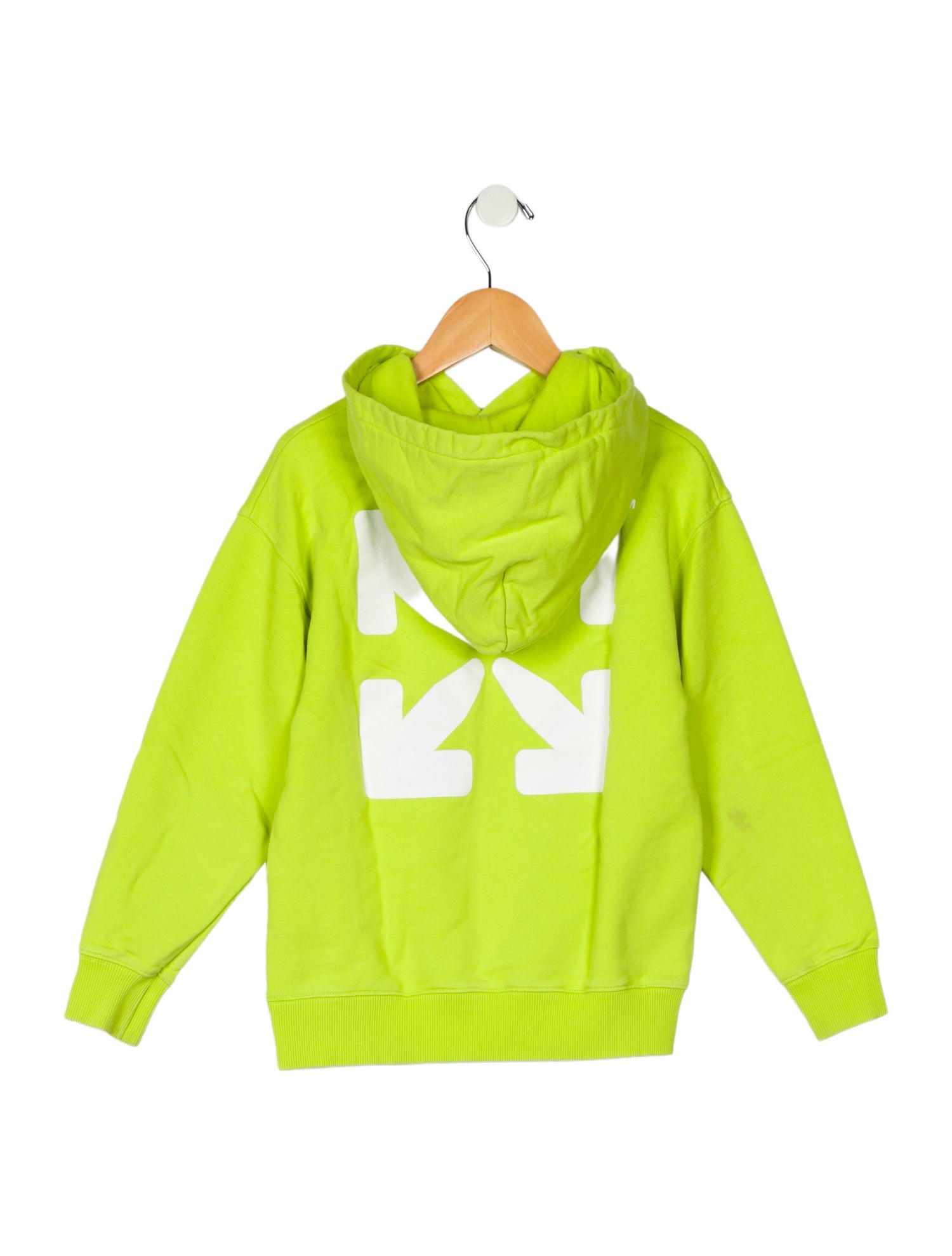 Off-White Girls' Woven Logo Hoodie