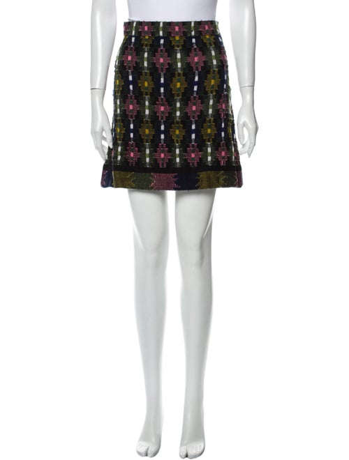 Happy Sheep Cashmere Mini Skirt Green