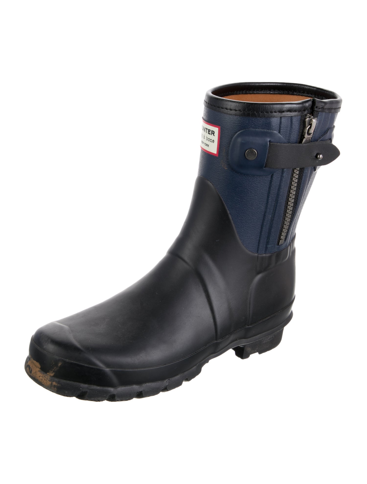 Hunter x Rag & Bone Rubber Colorblock Pattern Rain Boots