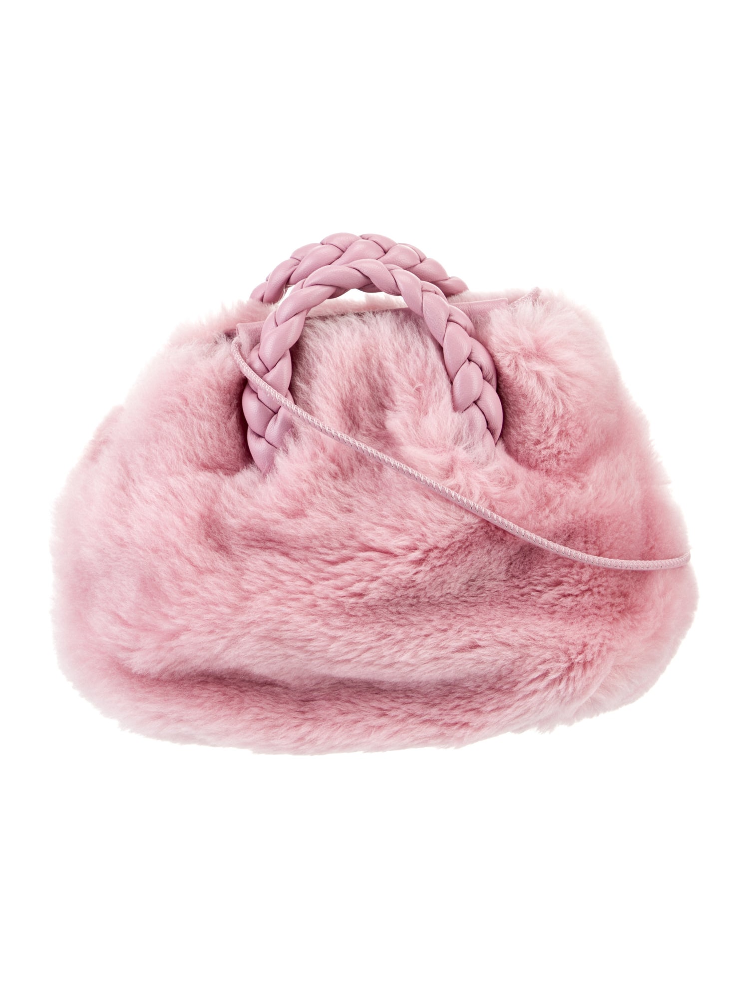 Hereu Faux Fur Top Handle Bag