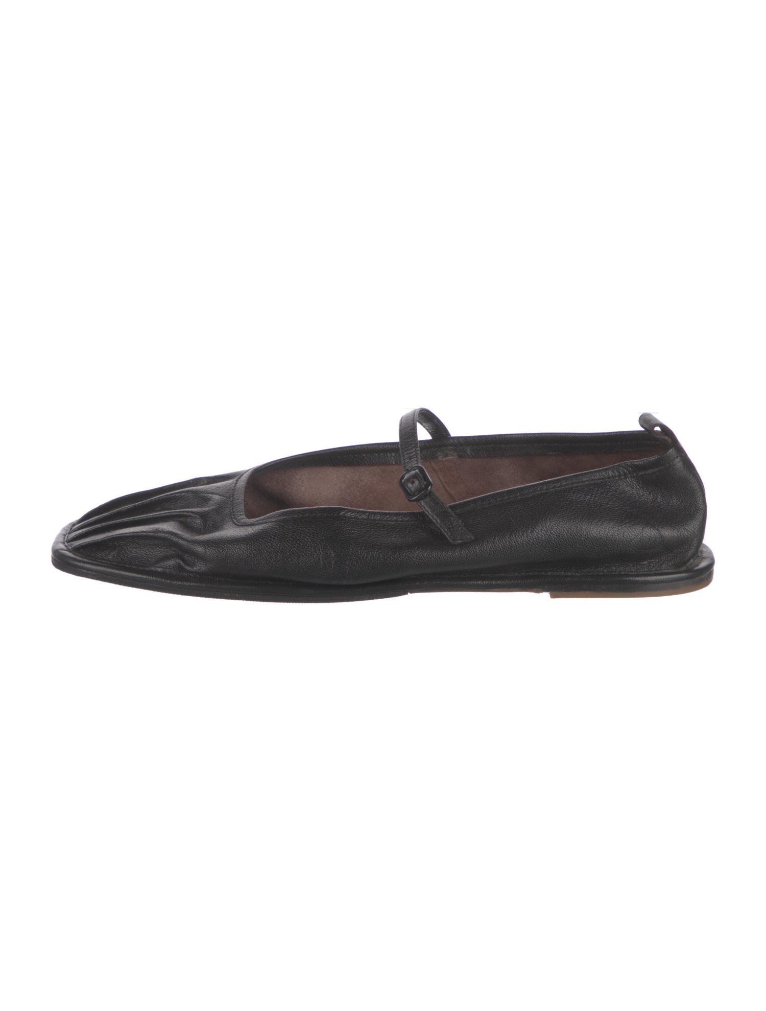 Hereu Leather Mary Jane Flats