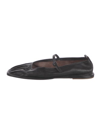 Hereu Leather Mary Jane Flats