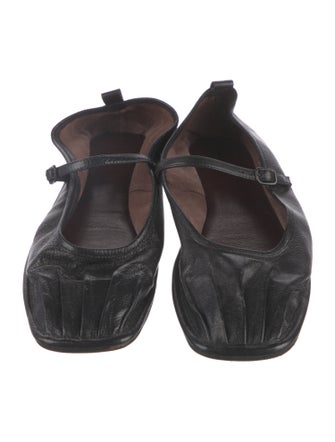 Hereu Leather Mary Jane Flats