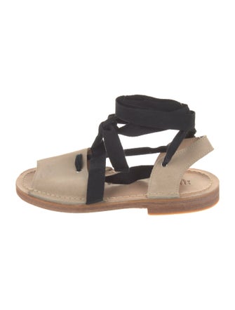 Hereu Suede Printed Gladiator Sandals