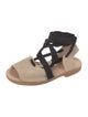 Hereu Suede Printed Gladiator Sandals