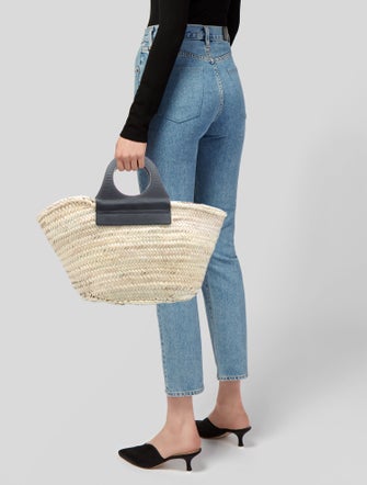 Hereu Straw Top Handle Bag