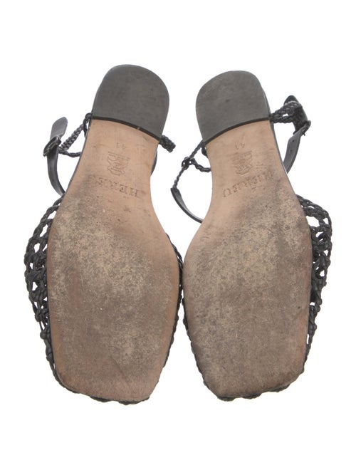 Hereu Leather Slingback Sandals