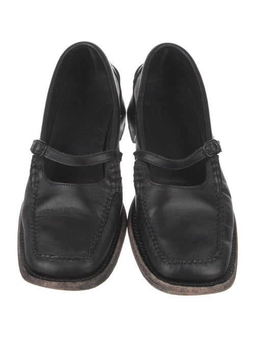 Hereu Leather Mary Jane Flats