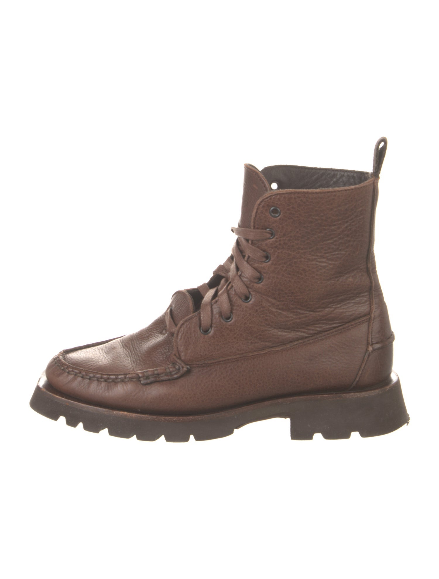 Hereu Leather Combat Boots