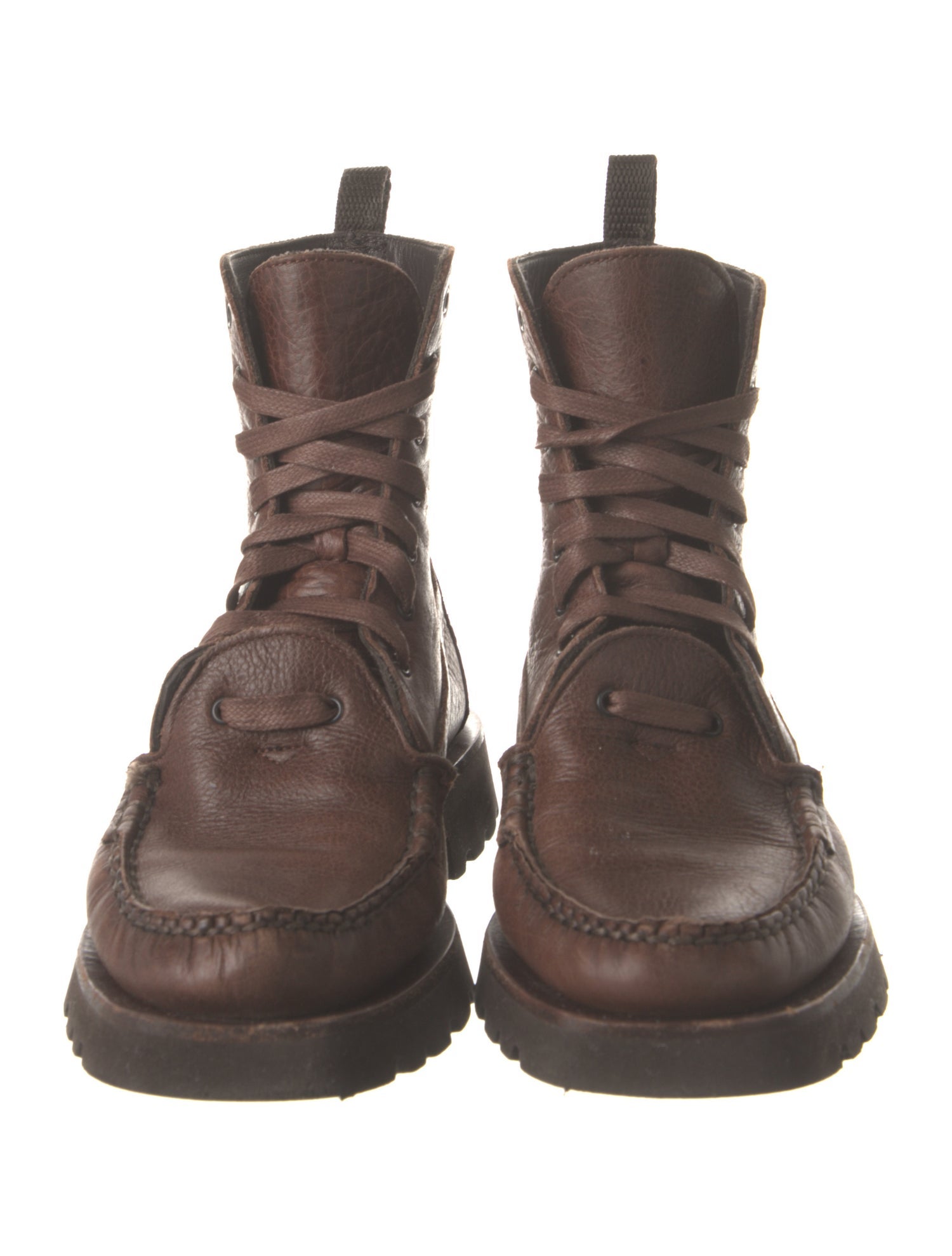 Hereu Leather Combat Boots