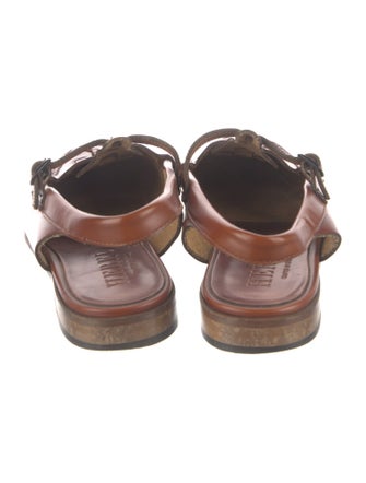 Hereu Leather Slingback Flats