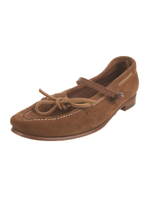 Hereu Suede Mary Jane Flats