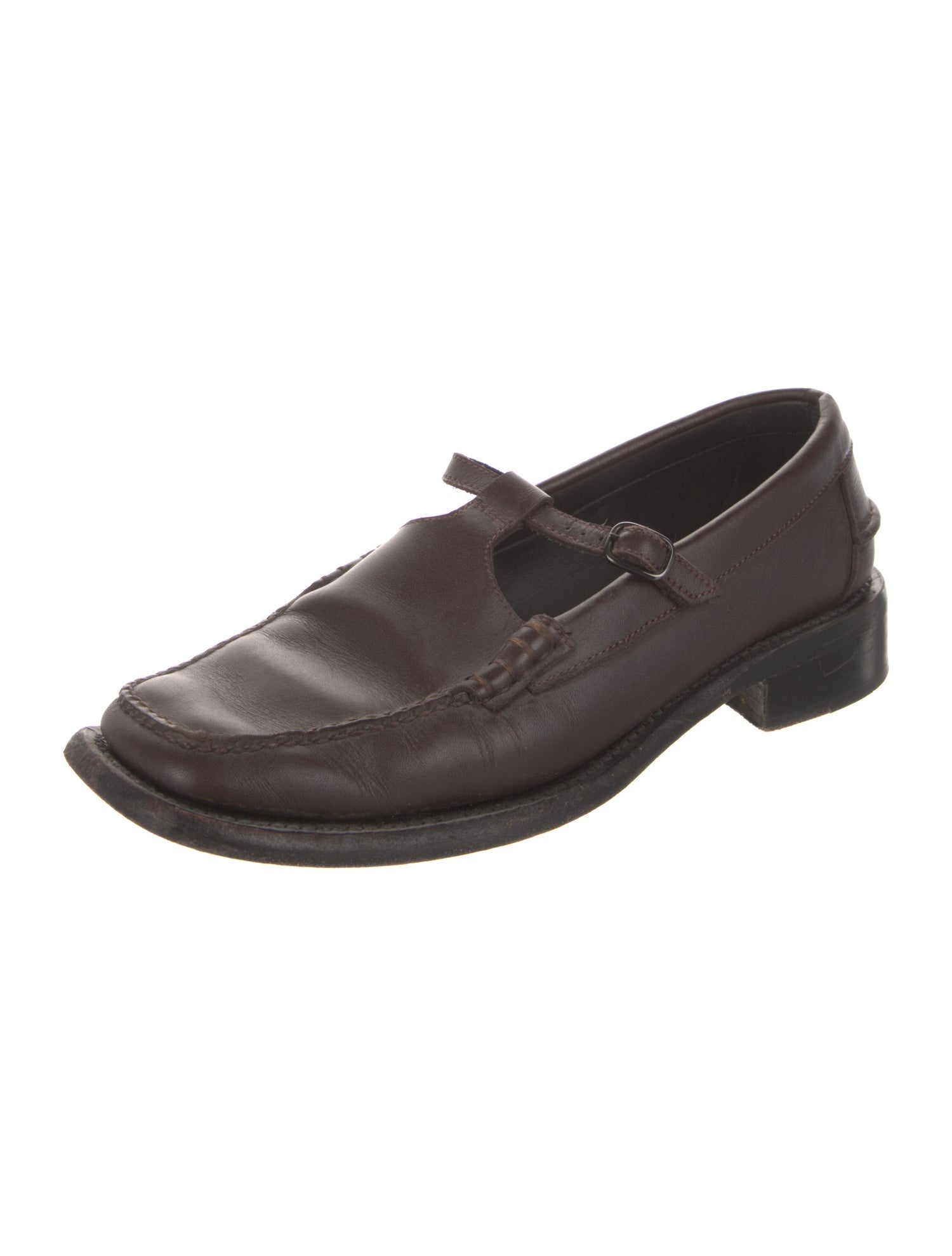 Hereu Leather Mary Jane Flats