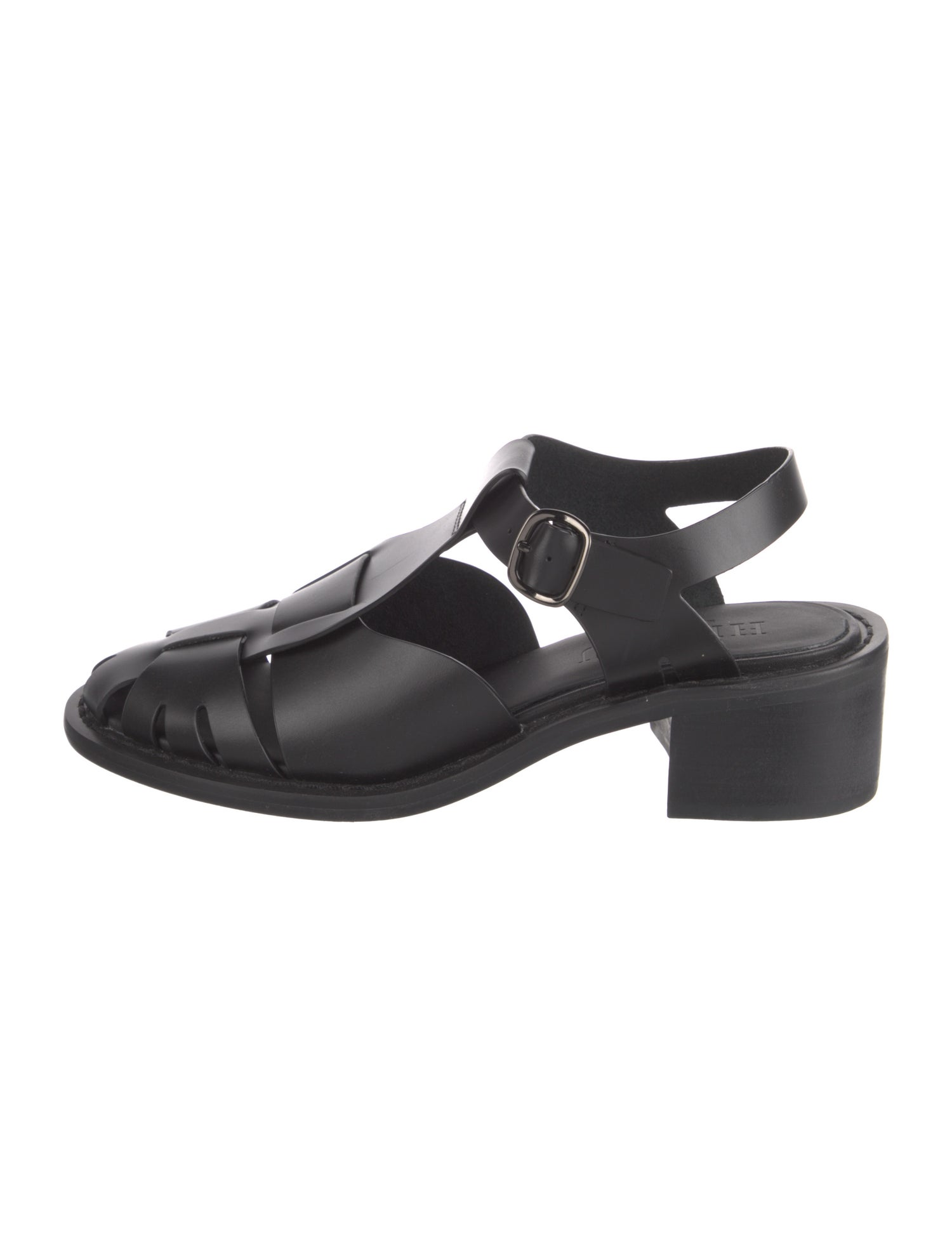 Hereu Leather T-Strap Pumps