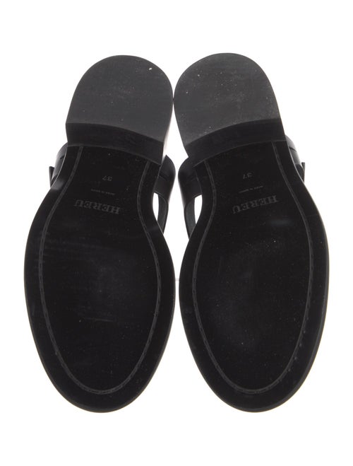 Hereu Leather T-Strap Pumps