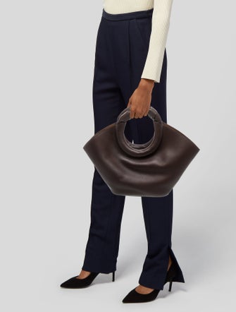 Hereu Leather Top Handle Bag