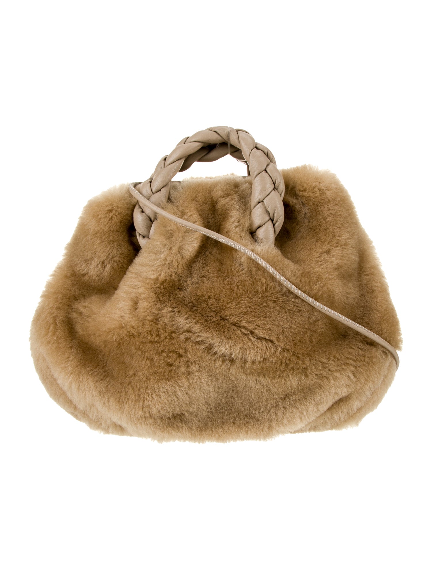 Hereu Faux Fur Top Handle Bag