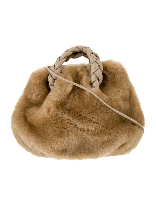 Hereu Faux Fur Top Handle Bag