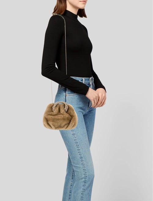 Hereu Faux Fur Top Handle Bag
