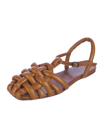 Hereu Leather Slingback Flats