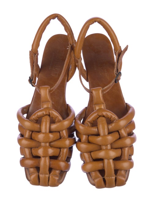 Hereu Leather Slingback Flats