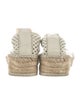 Hereu Leather Cutout Accent Espadrilles