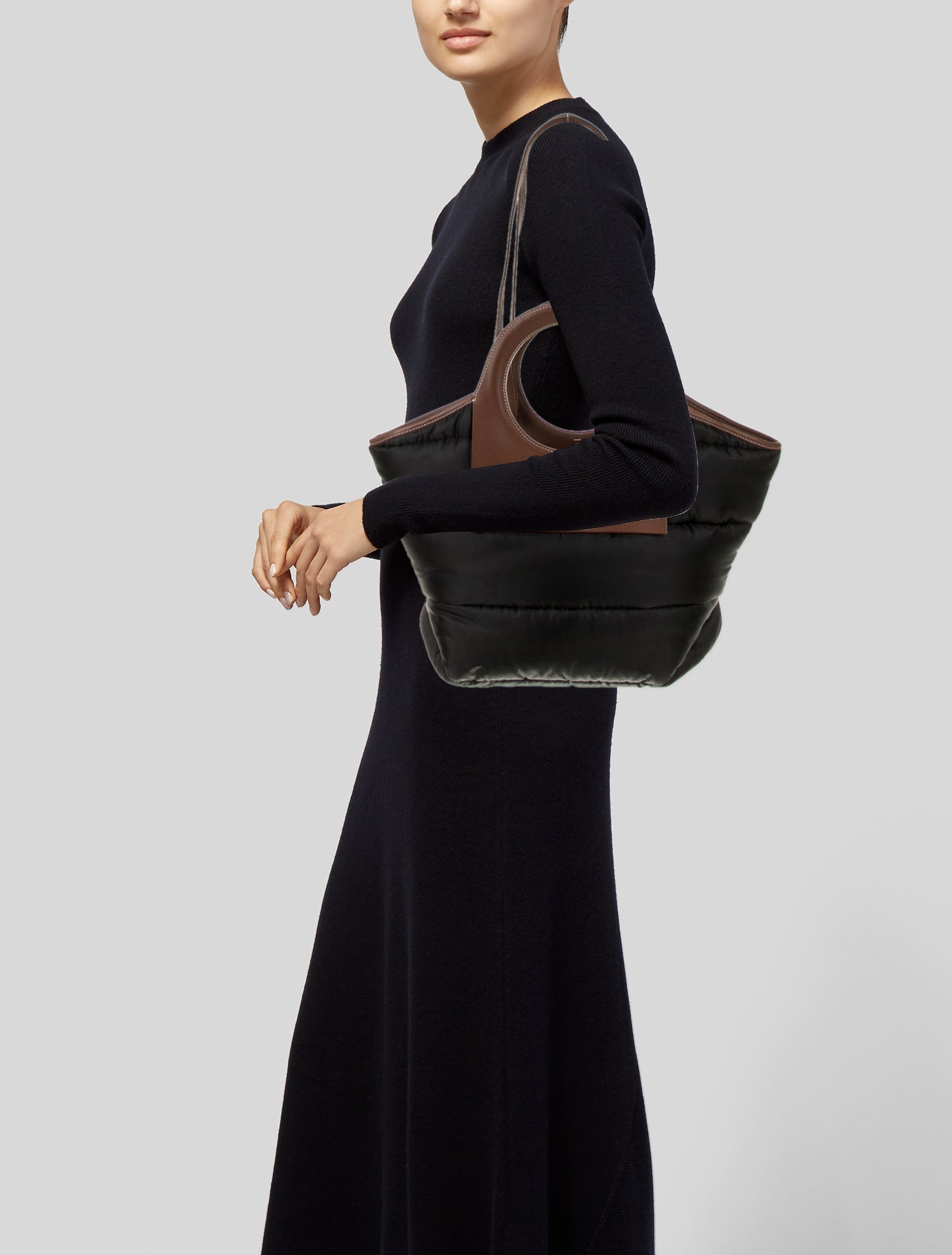 Hereu Nylon Top Handle Bag