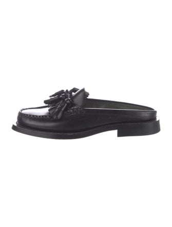 Hereu Leather Tassel Accents Mules