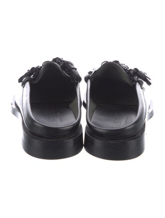 Hereu Leather Tassel Accents Mules