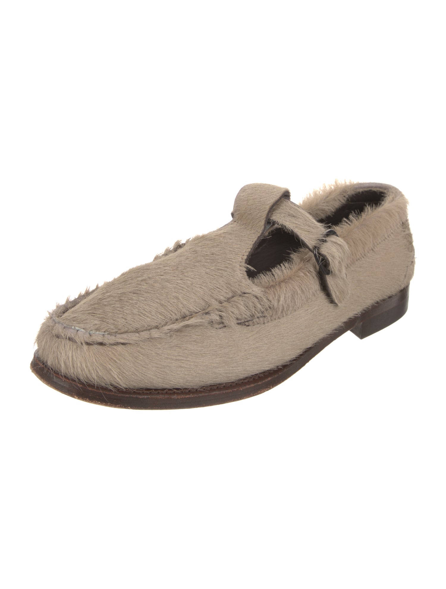 Hereu Ponyhair Mary Jane Flats