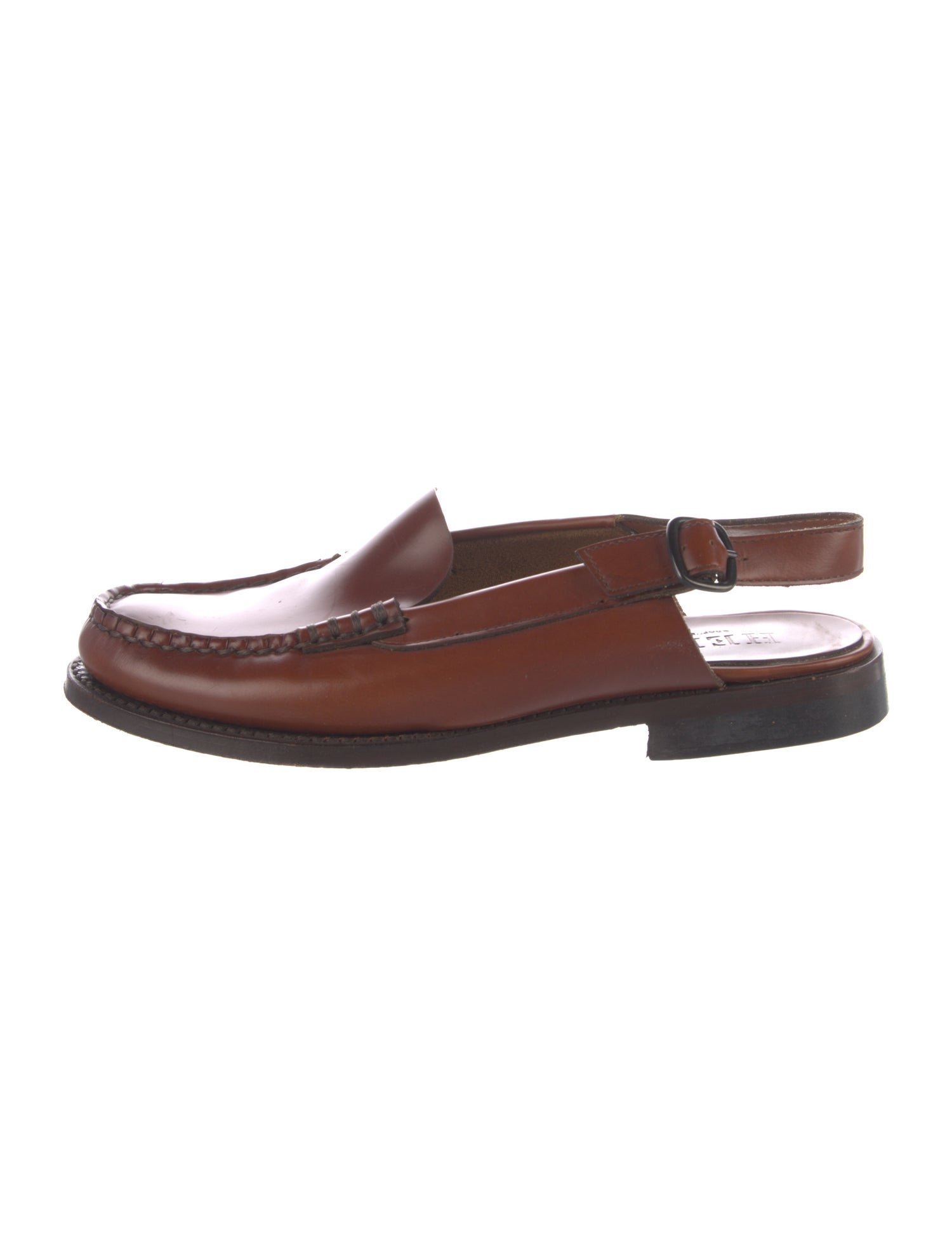 Hereu Leather Slingback Flats
