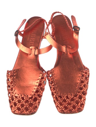 Hereu Leather Slingback Flats