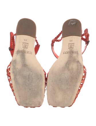 Hereu Leather Slingback Flats