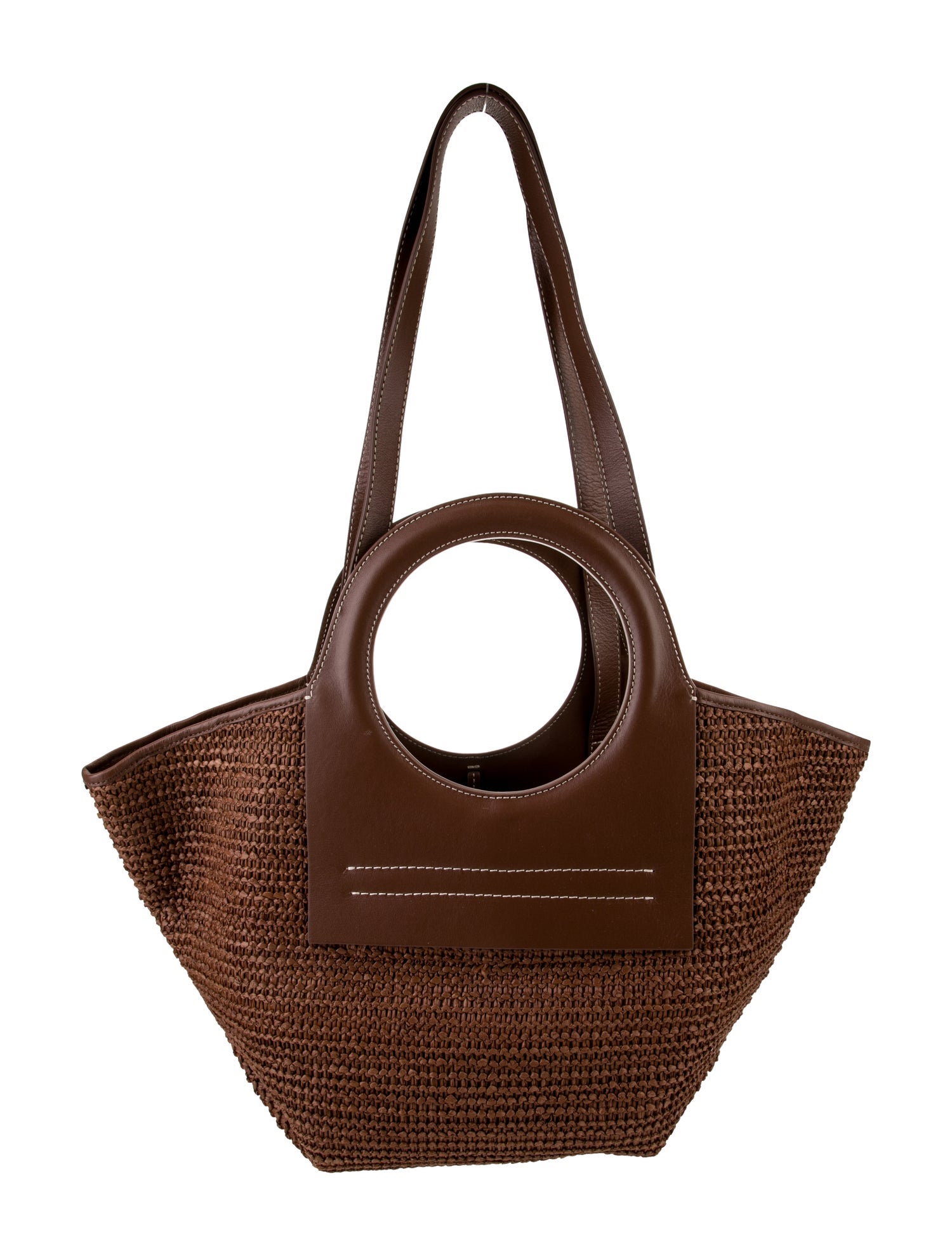 Hereu Raffia Bucket Bag
