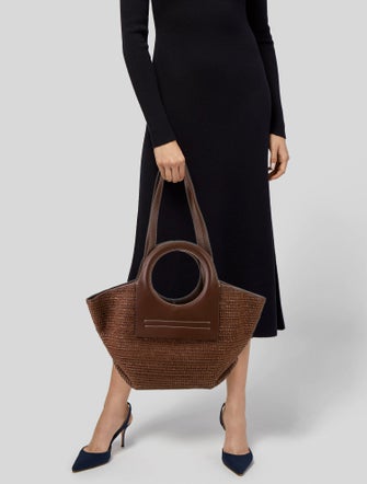 Hereu Raffia Bucket Bag