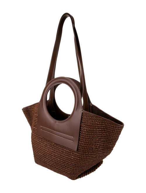 Hereu Raffia Bucket Bag