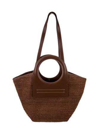 Hereu Raffia Bucket Bag