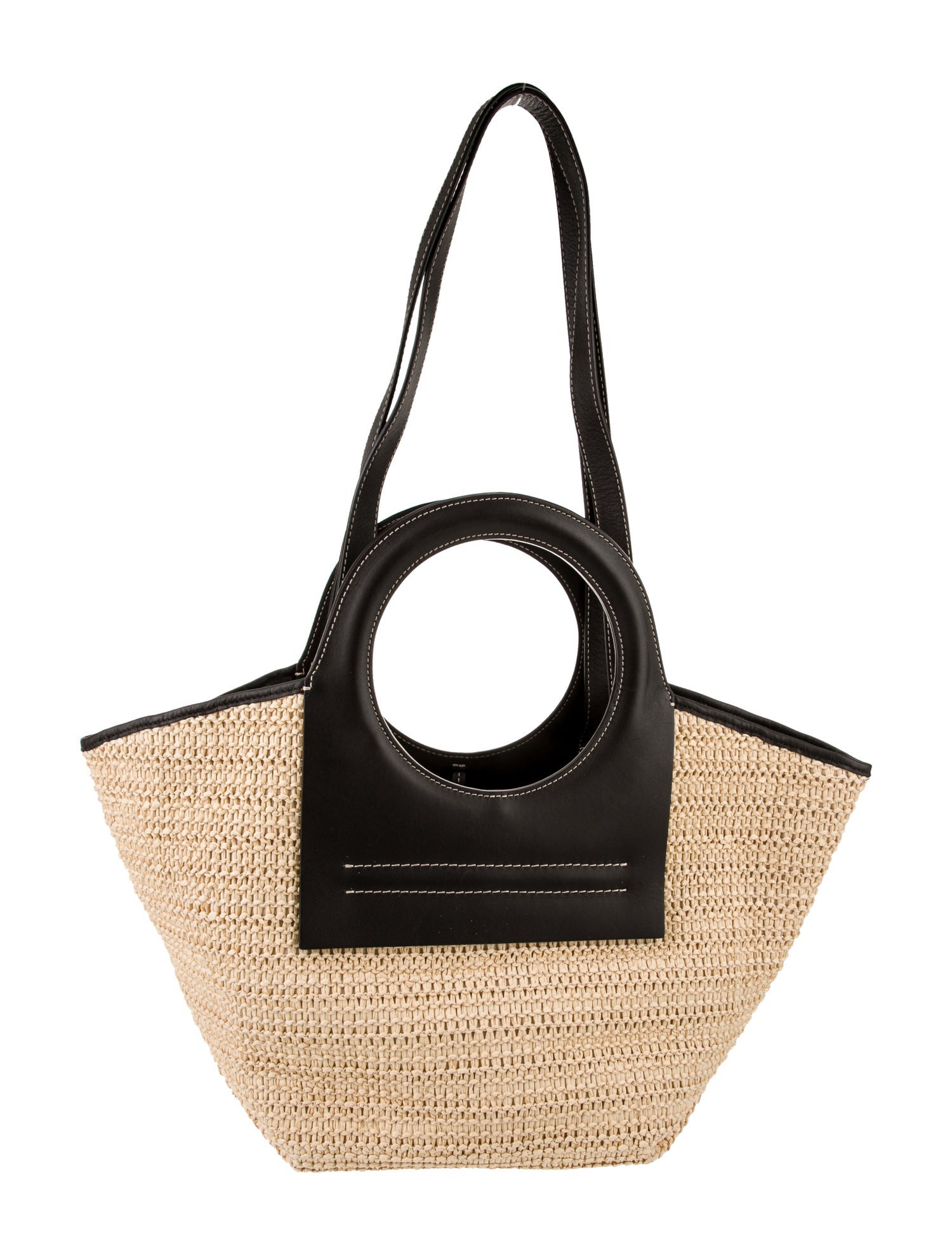 Hereu Raffia Bucket Bag