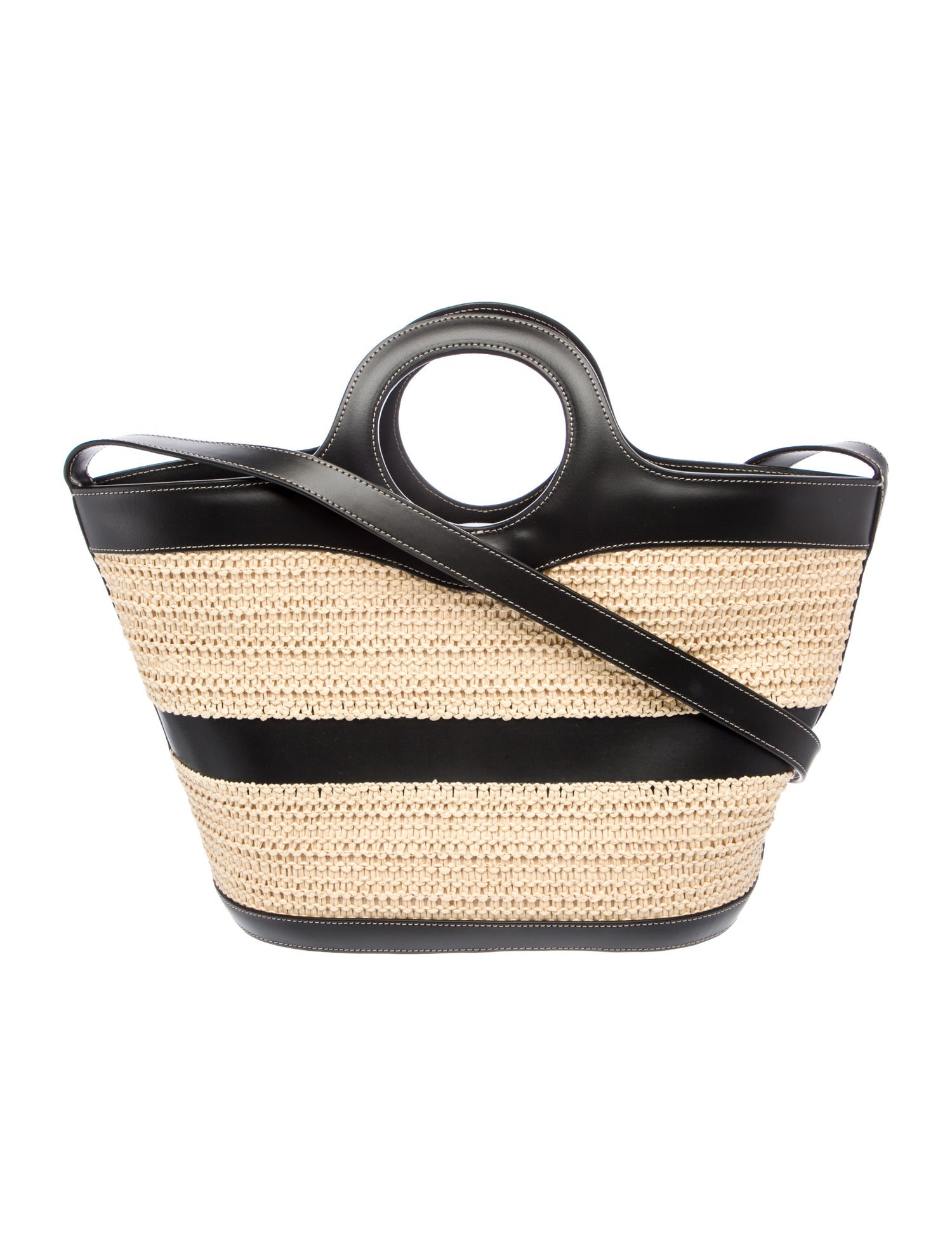 Hereu Raffia Top Handle Bag